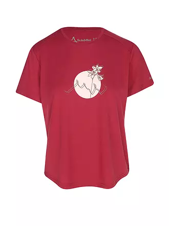 SCHÖFFEL | T-shirt de sport Haberspitz L pour femmes | dunkelrot